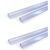 OISE ART STORE Trade Shop - Set 4 Paracolpi Striscia Profilo Portiera Auto Tuning PVC Trasparente 88cm 68cm