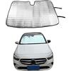 JONKOKO Parasole per parabrezza auto pieghevole riflettente visiera parasole per Benz Classe B W247 2020-2022 parasole scudo termico, argento