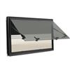 Cutycaty Finestra di esposizione per camper con tenda avvolgibile integrata e zanzariera, finestra laterale, finestra per camper e roulotte, furgoni e camper (800 x 500 mm)