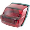 Borrozzino Moto FARO FANALE STOP POSTERIORE ROSSO COMPATIBILE CON PIAGGIO VESPA VESPONE PX PE E 125 150 200