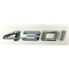 EmbemsCar 1 stemma per targa posteriore auto con logo 430I 430 (cromato)
