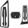 OEXRIGRU Pedali Auto Copripedale Per BMW X1 F48 2016-2022 X2 F39 2018-2023 Serie 2 MPV F45 F46 2015-2021 Serie 1 F40 2020-2022 Pedali Auto pedaliera auto(AT with Rest)