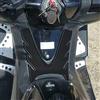 labelbike Adesivo 3D Moto Zona Pedana Centrale Compatibile con Yamaha | TMAX 2008-2011, Protezione in Resina, Antigraffio, Decorazione, Made in Italy