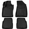 Element Set di Tappetini Auto in Gomma TPE 3D per Jeep Compass II | 2017-2024 | Tappetini Auto Originali 100% Adatti, Gomma Auto Universali Resistanti, Tappeto