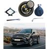 D'ANGELO 1988 Kit Ruotino di Scorta 17 compatibile con Citroën C5 Aircross con Cric, Chiave e Sacca 135/90R17