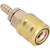 AMONIDA Mandrino per Gonfiaggio Pneumatici da 6,5 mm Connettore per Valvola per Pneumatici in Ottone Connettore di Connessione Rapida Mandrino per Pneumatici Facile da Installare per