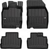 IMJ-Global Tappetini Auto Gomma ProLine 3D su Misura Compatibili con Nissan Qashqai II 2013-2021 possibilità di ritaglio per rendere compatibile con versione Tekna, Set Completo di Tappeti Auto TPE
