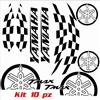 BRIXIA SET COMPLETO ADESIVI CARENA NERO FITS COMPATIBILE CON YAMAHA T-MAX 500 01-07