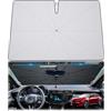 GAFAT [Upgrade] GAFAT Compatibile con Alfa Romeo Junior Ibrida 2025 2026 2027 Parasole per Parabrezza Anteriore Ispessito, Protezione UV UPF 50+, Scheletro in Fibra Vetro, Meno Pieghe, Piegatura con un Clic