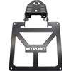 Generico Portatarga Pieghevole Universale per Codino Stretto NERO CC 125 300 450 Motard Enduro Moto
