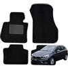 W-Parts Serie 4 TAPPETI - TAPPETINI in Moquette Neri per BMW SERIE 2 Active Tourer 13>21