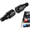 RockMute Tappi terminali per manubrio per moto Yamaha T-MAX 530 500 X-MAX 400 250 125 XJ6 FZ6 FZ6R TDM 900/850 (Nero)