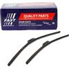 FAST Tergicristalli Coppia Spazzole Spazzole Anteriore | Tipo: Spazzole flat blade | Lunghezza 2: 450mm FT93229 Compatibilità con VW Golf IV Hatchback 1J1 Golf V Hatchback 1K1 POLO 9N GOLF III 1H1
