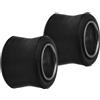 Gogogmee Boccole Ammortizzatore Moto Set 2pezzi in Gomma e Lega 14mm Facile Installazione e Assorbimento Urti Nero per Sospensione Posteriore Moto