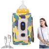 Ghjkldha Borsa scaldabiberon USB - Scaldabiberon digitale USB - 5 marce, temperatura di mantenimento del calore, borsa per biberon per viaggi e bambini