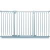 Safetots Cancelletto di Sicurezza Elite, 152cm - 161cm, Grigio Opaco, Cancelletto di Sicurezza a Pressione per Scale, Cancelletto per Bambini per Porte, Barriera di Sicurezza, Installazione Facile