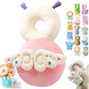 Syeefula Mushplushies Head Protector, Adjustable Baby Head Protection Backpack, Mush Plush Head Protection Backpack, Mushplushies Backpack, Head Protection Pillow for Walking Crawling (Elves)