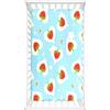 Odot Lenzuolo con Angoli per Lettino Bambino, Motivo Fragola Lenzuola Carrozzina Lenzuola da Lettino Neonato Morbido Resistente Lenzuola per Culla per Bambine e Ragazzi (80x160cm,Amore Cuore)