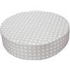Chickwin Cuscino Rialzo Sedia per Bambini, Cartone Animato Stampa Cuscino Alzasedia con Cinghie Regolabile Lavabile Smontabile Cuscino Seduta per Sedia da Pranzo (32x32x8cm,stella d'argento)
