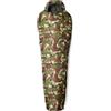 Snugpak Sleeper Zero WGTE - Sacco a pelo durevole con fibra siliconata isolata, bassa temperatura -10 °C, cerniera anti-strappo, cappuccio elastico con coulisse, include sacco a compressione, mimetico