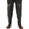 HWBZSZY Stivali Pioggia Super Alti 60 Cm, Stivali da Trampoliere Impermeabili Uomo Scarpe Pesca Antiscivolo Resistenti all'Usura in PVC/Nylon Stivali da Trampoliere Leggeri in Gomma 36-47,Nero,40 EU