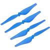 QUARKZMAN Eliche per Droni Rc, Pale di Plastica a 2 Pale, Diametro 7,6 Cm, Colore Blu, a Basso Rumore per Aerei Rc Fai-da-Te e Droni