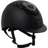 Equestro cap Opaco Visiera Stretta con Logo in Strass M, Nero