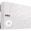 VICE Golf Pro White 2020 | 12 palline da golf | Caratteristiche: 3 pezzi Cast uretano, massimo controllo, alta spin in gioco corto | più colori: lime neon/rosso | profilo: per golfisti avanzati