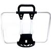 Milageto Staffa per Portabici Anteriore Pieghevole per Borsa da Bicicletta Brompton Supporto per Cesto per Portabiciclette - Argento