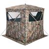 COSTWAY Tenda da Caccia Portatile a 270 Gradi Trasparente, Tenda a Caccia per 2-3 Persone con Finestre Scorrevoli Silenziose, Borsa per Trasporto