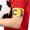 Wanapix | Fascia da Capitano Personalizzata | con Scudetto della Squadra e Testo | Elastica Fascia da Braccio di Calcio | Regolabile - 32 x 8 cm (Teenager) | 100% Personalizzabile