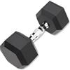 DONATIF Manubrio Esagonale Gommato 32,5 Kg, Dumbbells Manubri Palestra in Ghisa, Manubrio Palestra e Home Gym per Allenamento Muscolare, Dumbbell Esagonali [1 Manubrio]