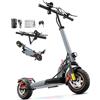 MIWEN 10 Pollici Monopattino Elettrico Pieghevole Adulto Scooter - fuoristrada monopattino elettrico,Batteria 48V 12.5Ah 30-45KM di Autonomia, Carico Massimo 120KG monopattino elettrico adulti