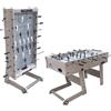 Cougar Scorpion Kick Tavolo da calcio pieghevole, Marrone | Calcetto da Tavolo incl 2 palle e contapunti | Tavolo Calcetto per Adulti 122 x 61 x 80 cm