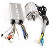 ZHOZHUT 2000W Kit Motore Triciclo Elettrico 60V / 72V Triciclo Elettrico Motore Sincrono A Magneti Permanenti con Controller, Motore A 5 Fori A 16 Denti per Tricicli E Quadricicli Elettrici,2000w,60V
