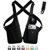 TEVROKS Borsa A Tracolla Regolabile In Pelle Premium Uomo E Donna, Borsa Antifurto In Pelle Con Tracolla, Accessorio Da Viaggio Pratico(Black)