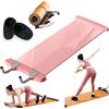 Generic Core Training Slide Board per esercizi delle gambe, tappetino per fitness Glide per allenamento addominale, ideale per pattinaggio a rotelle e hockey su ghiaccio