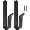 Gacqpli Supporto da parete per snowboard, 2 pezzi, supporto orizzontale per snowboard, supporto da snowboard