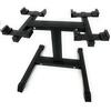 Generico Rack Porta Manubri Regolabili Horizon - Supporto Professionale per Home Gym e Palestra - Struttura Robusta Salvaspazio Compatibile con Manubri Modulari, Pesi Regolabili, Dumbbell Stand