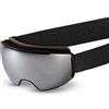 Laphilo Maschera da Sci e Snowboard Unisex Adulto (cod. 2611) (Bianco, Rosa)