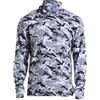 wisoolkic Felpa con Cappuccio e Protezione Solare da Uomo, Protezione per Il Viso da Pesca, per Golf, Ciclismo, Pesca XXL, Grigio, XXL