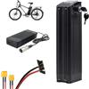 JHKJ Batteria al Litio per ebike da 24 V 8 Ah 10 Ah 13 Ah 15 Ah 20 Ah, Batteria di Ricambio per Bici elettrica da 24 Volt per Motori da 0 a 500 W per Mountain Bike.,4pin,24V 20Ah