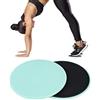 Bnineteenteam 2PCS Tavola per Esercizi,Esercizio Scorrevole Scivolo Disco Fitness Multifunzione Slider Sport Allenamento Completo del Corpo per Moquette o Pavimenti in Legno(Verde