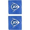 Dunlop Sports Dunlop Unisex Wristband Short 2Er Pack Royal Blue Promo Confezione da 2
