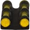 ARMERIAONLINE SINCE 1999 LPA TACCA MIRINO per Fucile da Caccia Fibra Ottica Rosso Verde Giallo (Verde Diametro 2,6)