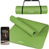 ALPIDEX Tappetino Yoga Extra Spesso 1,5cm Tappeto Fitness NBR 3 Larghezze E-Book Antiscivolo Cinghia Trasporto Aerobica Palestra Ginnastica Pilates Allenamento Casa, Berry, 190 x 60 x 1.5 cm