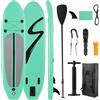 TLSUNNY Tavola Sup Gonfiabile Adulti, 305 x 76 x 15 cm - Stand Up Paddle Board Gonfiabile con Grande Stabilità per Tutti I livelli Di Abilità, Per Yoga Touring Pesca, 200 kg