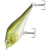 Major Fish Medium Jerk Jerkbait - Esca artificiale per luccio, 10 cm, colore: Verde