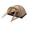 ECD Germany Tenda da Campeggio per 3 Persone 210x180x120 cm Cachi/Beige-Grigio Tenda per Famiglie Leggera Impermeabile e Antivento Vestibolo Chiudibile a Chiave Igloo con Cappucci di Ventilazione