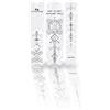 unleazhed Bike Protection BP01 S Frame Runes of Shred Black Glossy, pellicola protettiva per telaio per mountain bike, prodotta in Germania, set di protezione per telaio da 10 pezzi, estremamente